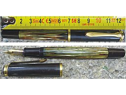 Vintage-Füller Pelikan m.585er Goldfeder