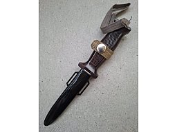 NVA KM66, 500 V, 2. Modell, Nr. 5201, Top Zustand, DDR Kampfmesser Bajonett, Solingen, SG84/98