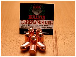 LOS .40 S&W (Dia: .401) 180gr RN (VPE: 250 Stk.)
