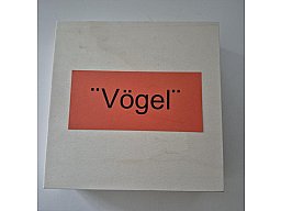 NEUES handgemachtes Vogelpfeifchen-Set in Holzbox - Amsel, Stieglitz, Blaumeise und Kuckkuck