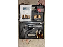 ME Bull Barrel 4" LEP Revolver 5,5mm - F-Zeichen - XXL Zubehör: Pufferpatronen, Schnelllader, Koffer