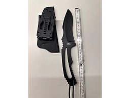 Pohl Force Charlie One Outdoor / Skeleton Knife – 440C (Serien-Nr. 12-0752) – inkl. Kydex