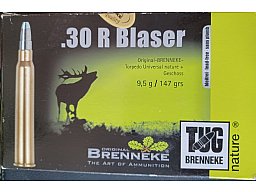 20 Huelsen, Original Brenneke, .30R Blaser