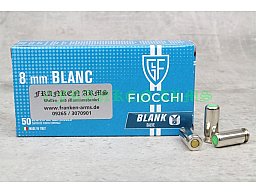 Fiocchi 8mm Knall Platzpatronen 50 Stück Versandkostenfrei