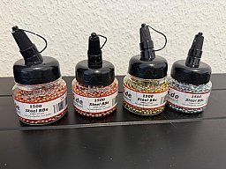 Konvolut 4,5 mm Steel BBs – 4x 1500 Stück + VFG Reinigungs-Pellets