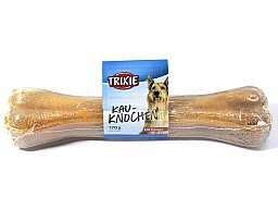 170g TRIXIE KAUKNOCHEN mit grüner Pansen Füllung - Hunde Leckerli Belohnung > getrocknete Rinderhaut