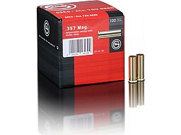 100 Stück NEUE GECO Wiederladerhülsen .357 Magnum (Boxerzündund)Original verpackt 100er Box #2318139