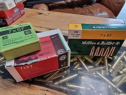 44 Schuss in 7x57 (RWS, S&B & Geco)