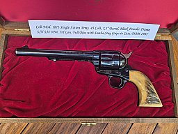 Colt Single Action Army 3rd Generation in Full Blue im Kasten