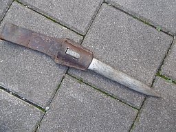 Scheide und Koppelschuh Bajonett Mannlicher 1. WK