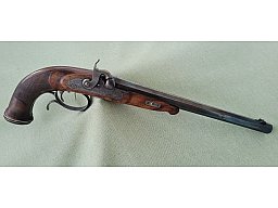 feine Prager Scheibenpistole, ca. 1850/60