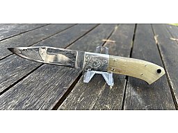 Custom Knife Leon Pittman USA 1977 graviert