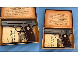 Colt Model 1908 Pocket Hammerless – .380 – BJ 1929 – Box & Factory Letter
