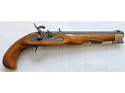 Dikar Kentucky Match Perkussion Vorderlader Pistole Cal .44 I :500mm Twist