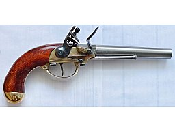 Vorderlader Steinschlosspistole Charleville M 1777 Armi San Marco, Cal. 69