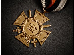 Frontkämpfer Ehrenkreuz, 1WK, Bronze mit Band