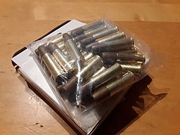 25 Trainings Patronen für Revolver. 357