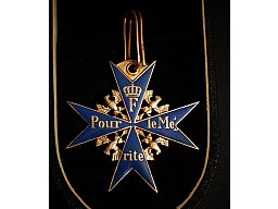 Pour le Merite Orden, 1WK, 938, Mit Etui, kein UV