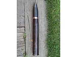 Russische 45mm Deko-Patrone Panzer mit Messing hulse - WK2