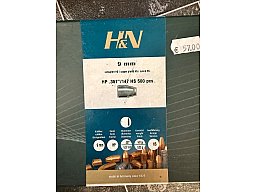 1.000 Stk. H&N 9mm Geschosse .357 HP HS 147 gr – 2×500 – OVP
