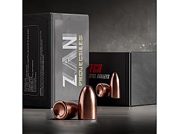 ZAN Tech Copper plated 9 mm pistol bullets - 145 grain ( 1000 pcs)