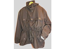 NEU Schlupfjacke / Smock /Anorak Steingrau Oliv