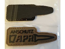 017132, ANSCHÜTZ,  Patch "APR" Weichgummi NEU