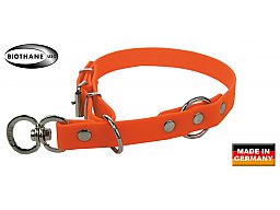 BIO-THANE Halsung m. Begrenzer | Würgehalsband Halsumfang: 50cm | reißfest 450kg langlebig UV-bestän