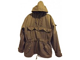 NEUHEIT SCHLUPFJACKE / ANORAK AUS GEBIRGSLODEN STEINGRAU OLIV