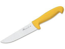 1x Kochmesser Fleischermesser Metzgermesser 410 16 GELB DUE CIGNI 16cm Klinge NITRO-B Chirurgenstahl