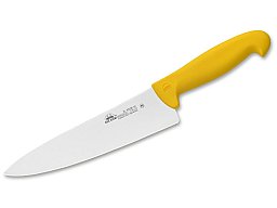 1 x Fleischer- Koch- Metzger- CHEFMESSER 415 20 GELB DUE CIGNI 20cm Klinge NITRO-B Chirurgenstahl