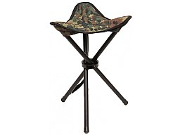 Dreibein / Klapphocker / Faltsitz - BW Flecktarn - 35 x 35 x 44 cm - belastbar bis 100kg