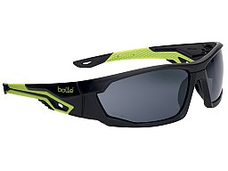 Tactical Brille Bollé® "Mercuro Rauch" Grün / Schwarz - für Outdoor und Arbeit