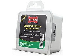 150x BALLISTOL Mikrofaser PATCH Ø35mm RUND Hohe Effizienz Saugfähigkeit Festigkeit ab Cal. 30 7,5mm