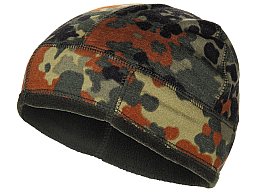 BW Winter Mütze Fleece, Gr. 54-58 - BW Flecktarn
