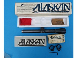 Rarität, Zielfernrohr Leupold Alaskan 2,5x, Stahltubus, 20mm/7/8“-Durchmesser, Duplex, Montage