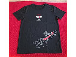 019075, T-Shirt - "ONE for Champions", schwarz, Größe L