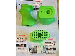 016845, ANSCHÜTZ, ONE Universalgriff Griff S ULTRA Leicht neongrün 3D Druck r/l