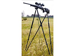 QUICK LOCK Zielstock | aus Aluminium 3-fach ausziehbar, 109 - 180cm | Zwei-Punkt-Auflage, Vier Beine