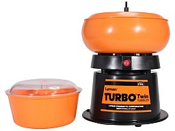 LYMAN Turbo Twin Tumbler Hülsenpoliergerät 600er und 1200er Schüssel bis zu 380x .38 Spec.