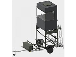 Schwarz mobile Jagdkanzel, NEU