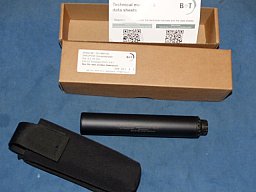 Original B&T Schalldämpfer für EVO 3 Scorpion cal. 9mm NEUWARE