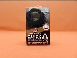 UTG QD Montageringe 1" Low (RQ2W1104) Law Enforcement Quick Detach/Lock f.Picatinnyprofil BH=10mm
