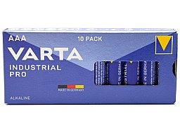10x VARTA Industrial AAA Mignon Alkali-Mangan 1,5V #4003 Batterie > Taschenlampe,Foto,Kamera,WildUhr