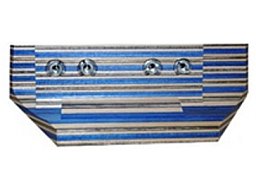 008686, ANSCHÜTZ Schaftbacke Backe R/L natur/blau für 2213, 2313, 1907 1913 Sond