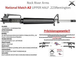 AR15 Upper Wechselsystem National Match A2, Hera ,Schmeisser ,.223Rem