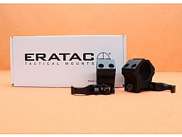 Era-Tac QD Montageringe 30mm (T4003-0010) mit Hebel, Alu schwarz, BH=10mm für Picatinnyprofil