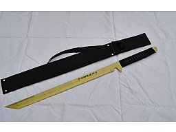 Ninja Schwert Technicolor Gold Scharf