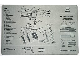 1xOriginal GLOCK Unterlags-/Auflegematte/Schreibtischunterlage/Mousepad > rutschfest! 43x28cm GEN5!