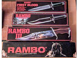 Original lizensierte Rambo-Filmmesser 1-4 Replikas